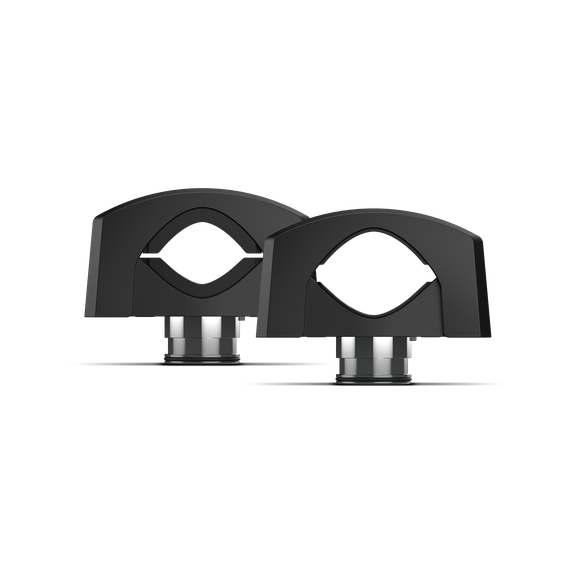 Front View of Clamps in Black