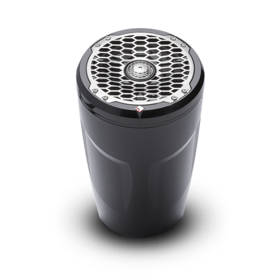 Profile View of Speaker with Black Grille