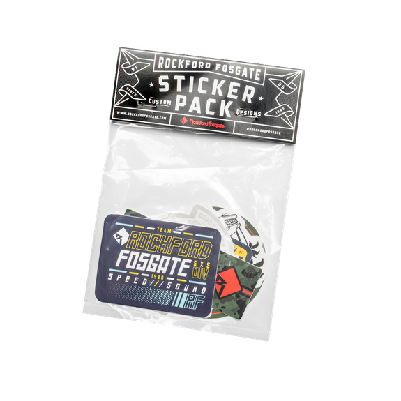 View of Stickers in Retail Packaging