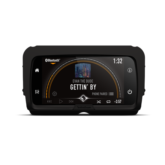 Front View of PMX-HD14 Motorcycle Radio