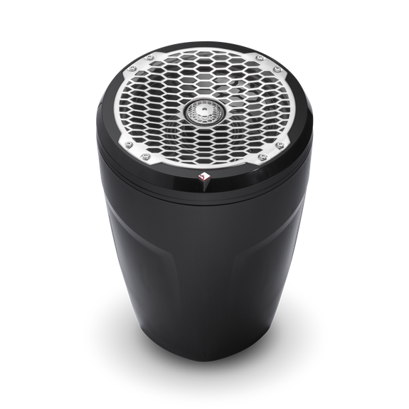 Profile View of Speaker with Mesh Grille