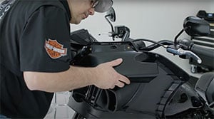 Low Rider ST Inner Fairing Audio Kit Install