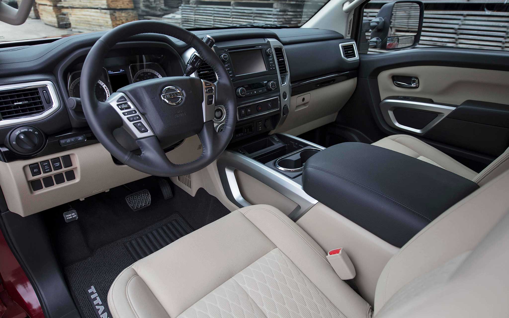2016 Nissan Titan Interior Shot Dash.