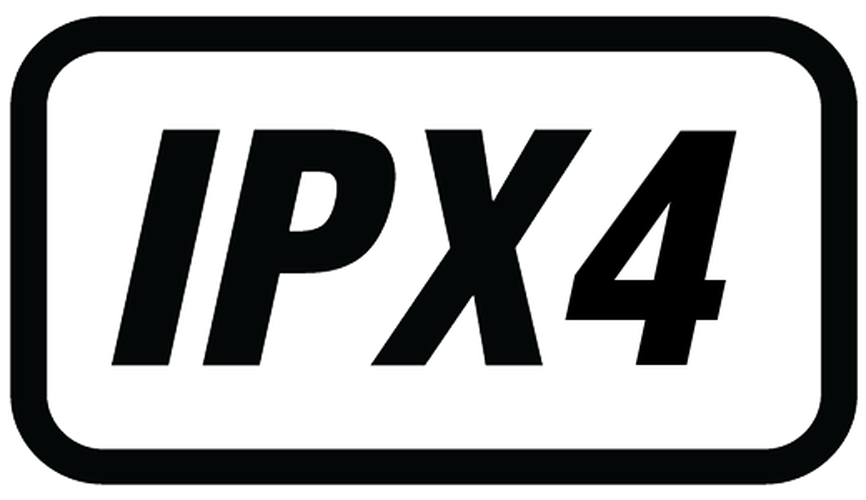 IPX4 Water Intrusion Rating